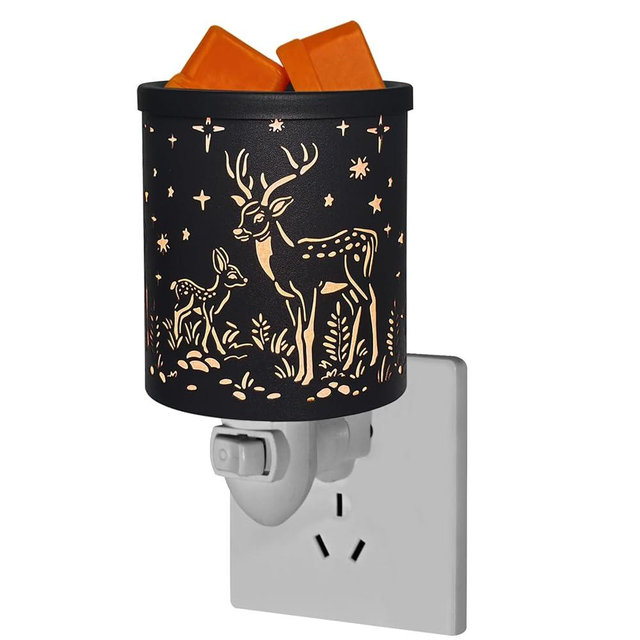 kaakuuki Plug in Wax Warmer for Scented Wax melt Warmer scentsy Plug in Wax melt Warmer Electric Candle Warmer Home Decor Gifts for Women(Fawn)