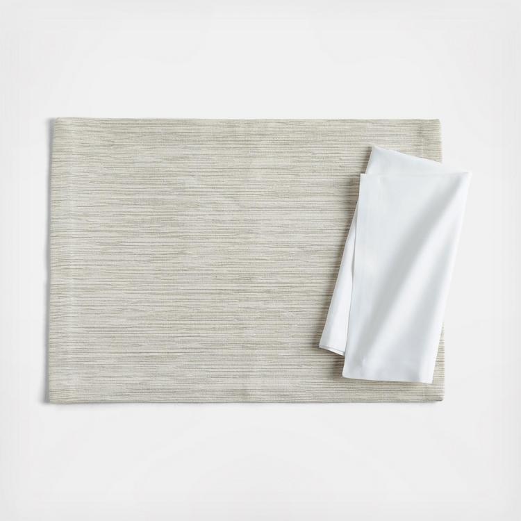 Aspen Metal Grey Cotton Napkin + Reviews