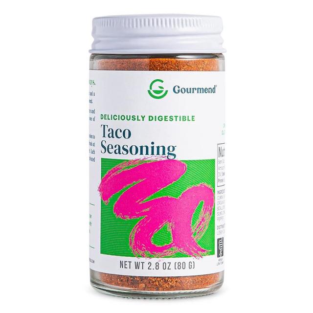 Gourmend Foods Taco Seasoning – Low FODMAP Certified, Filler Free, Gluten Free, 100% Natural, No Corn Starch, Maltodextrin, Natural Flavors" or Other Fillers