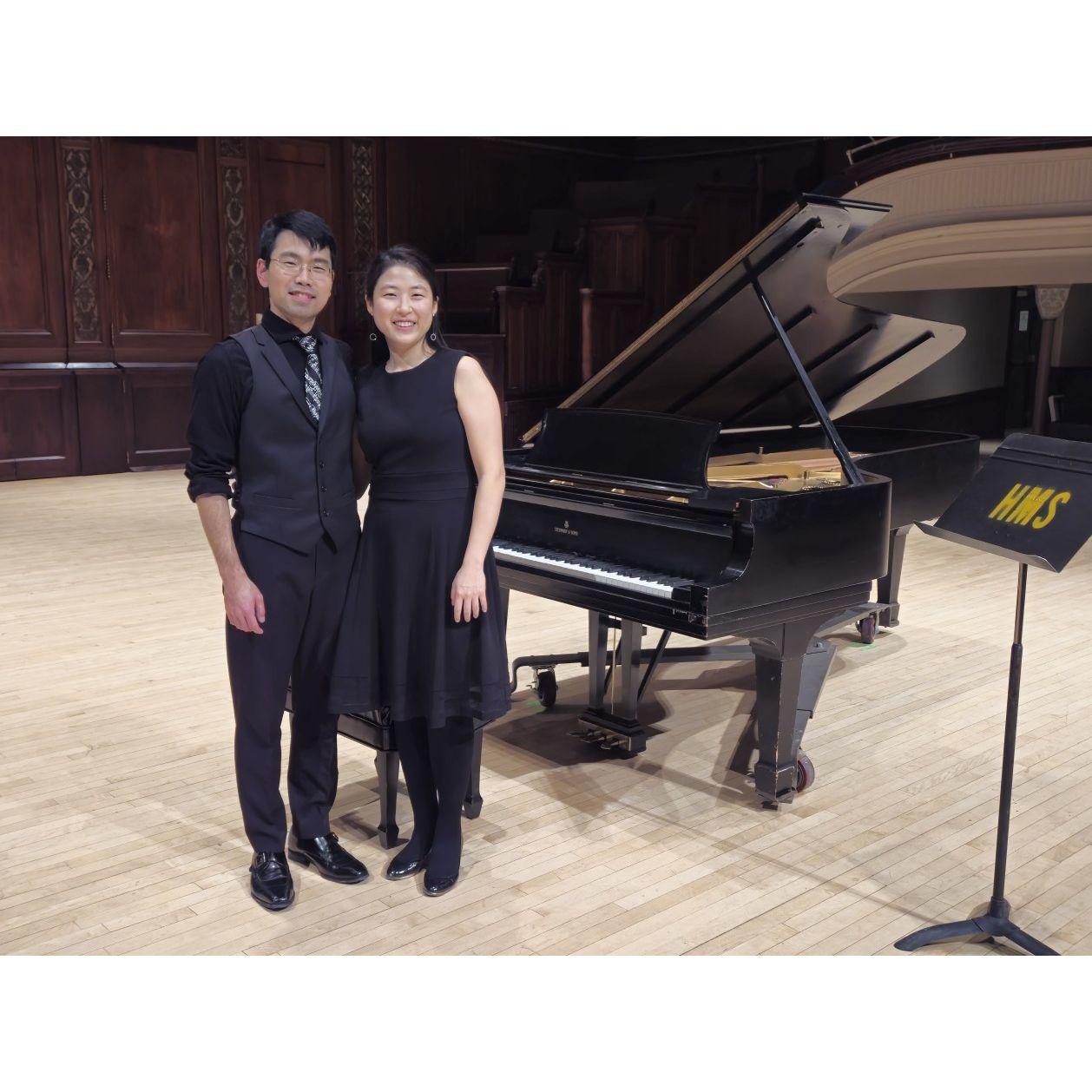 After Koki’s recital at Hochstein.
January 30, 2025