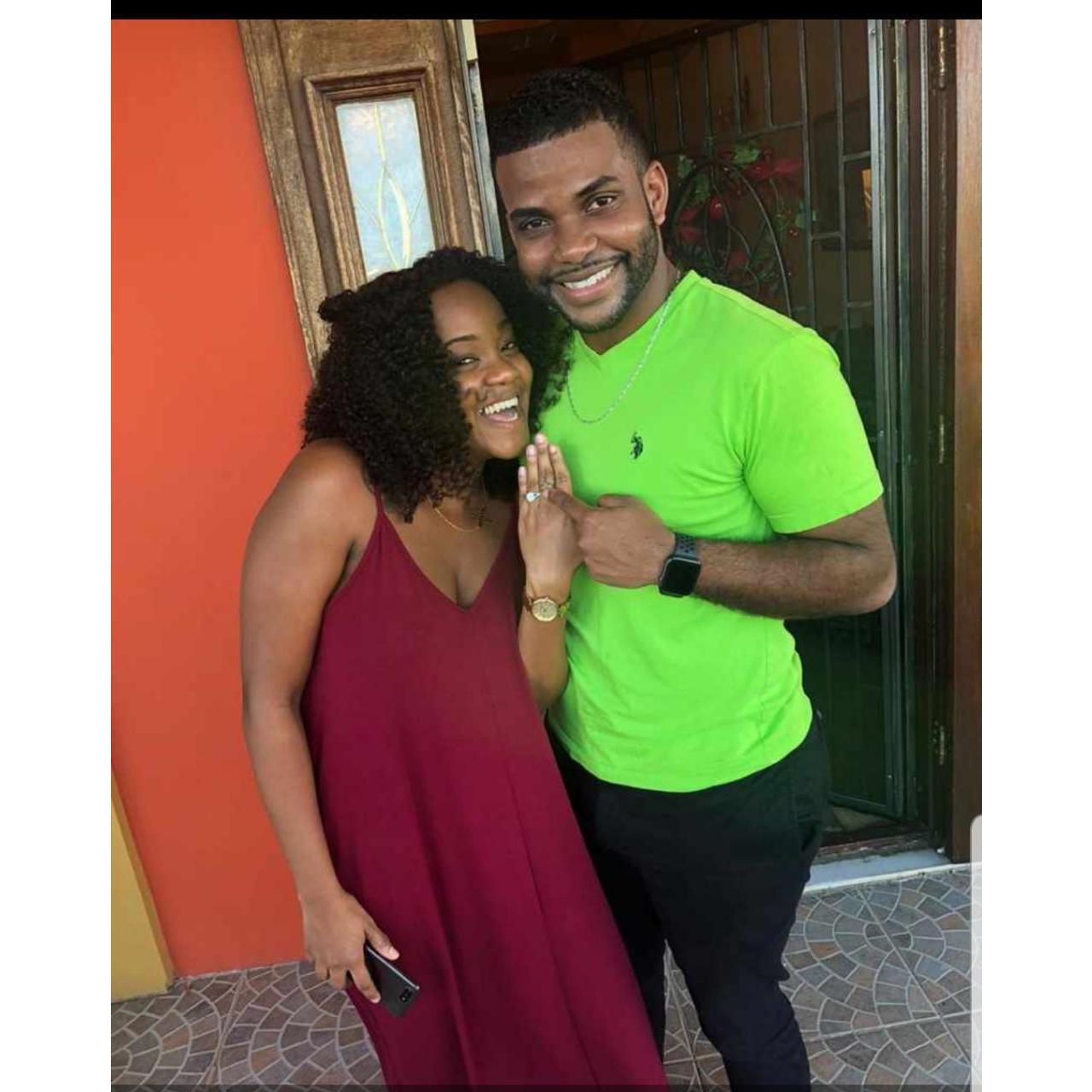 Minutes after The engagement!