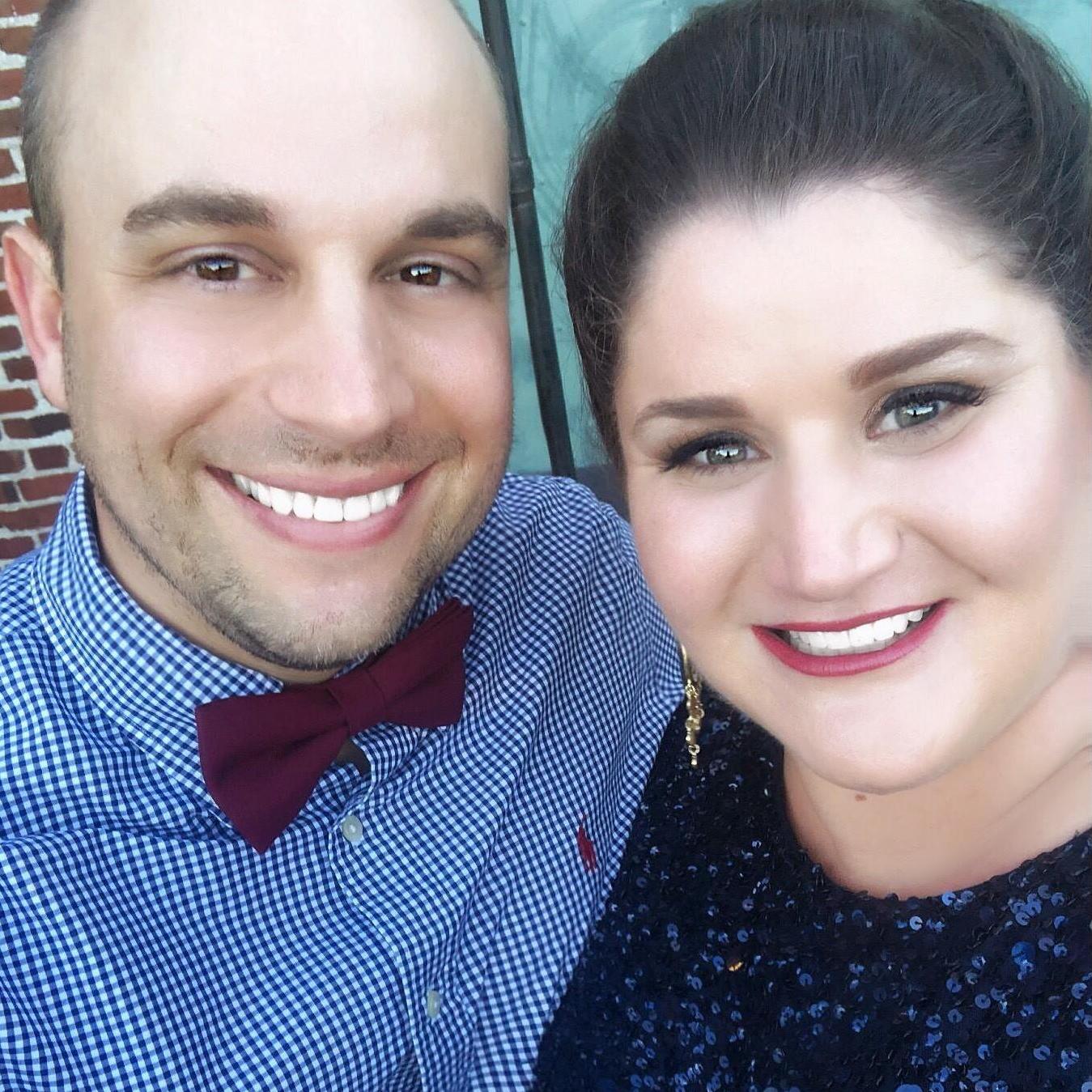 Celebrating the Hoskins' getting hitched!