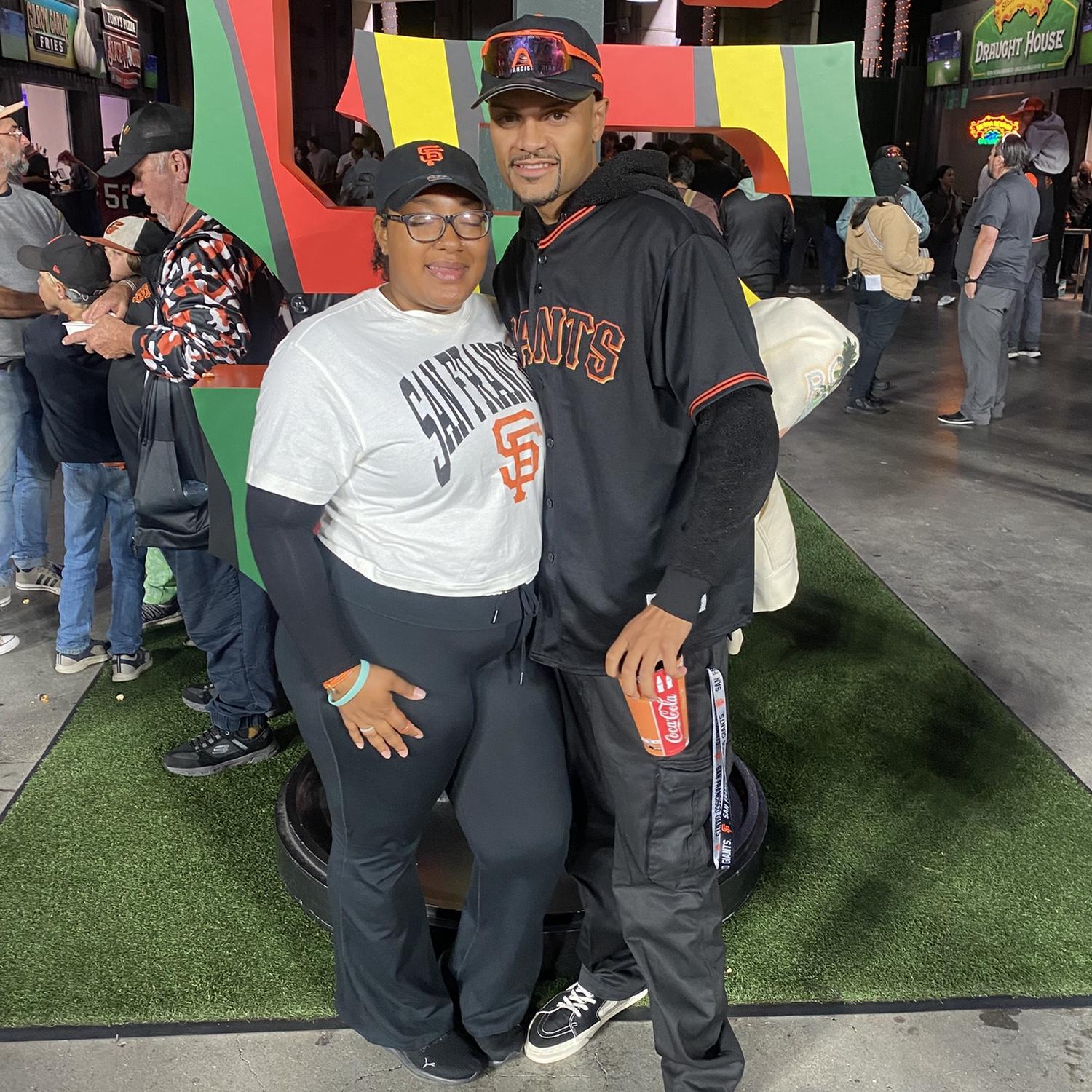 Our First Giants Game Ever!🐼🧡🖤