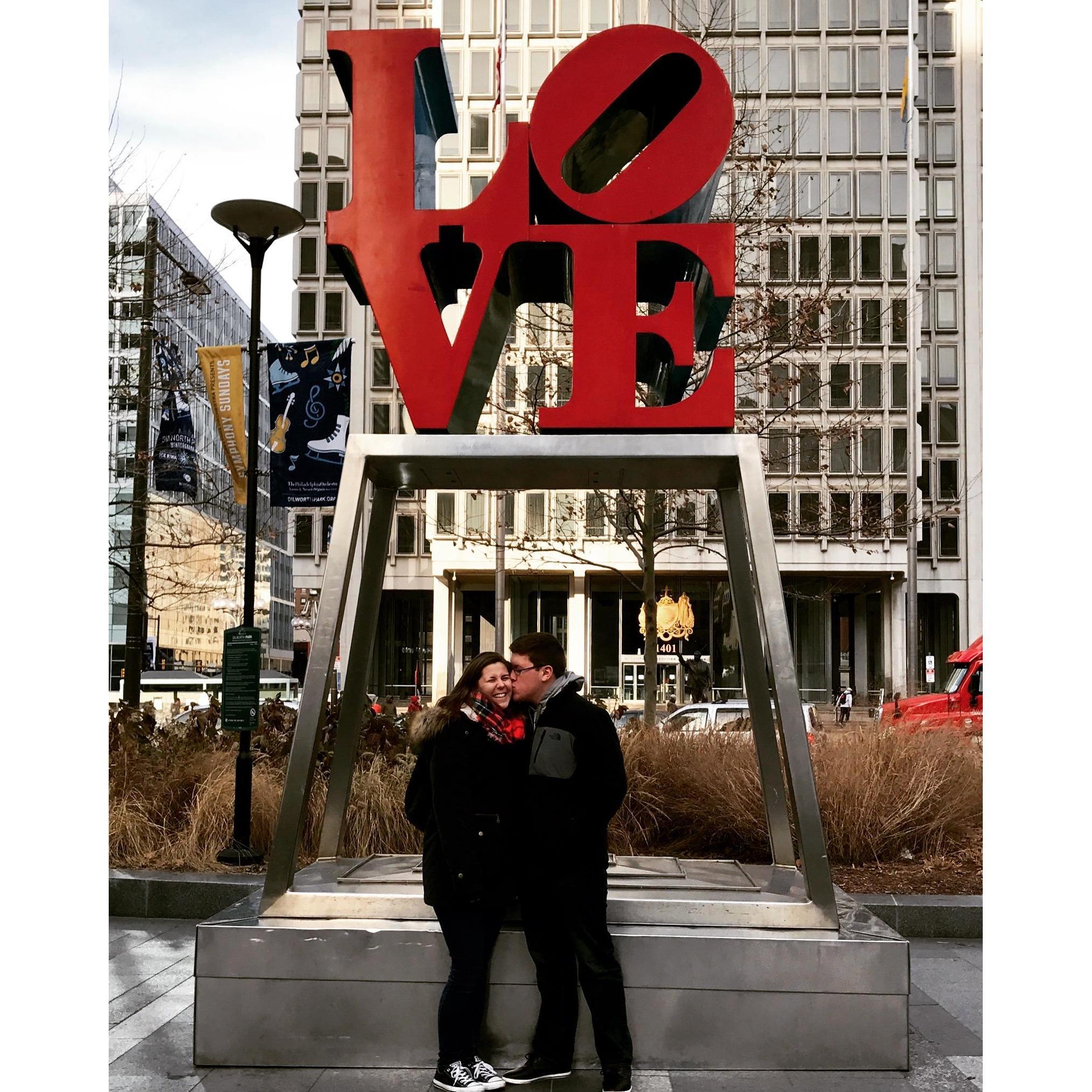 Our first trip to Philly together