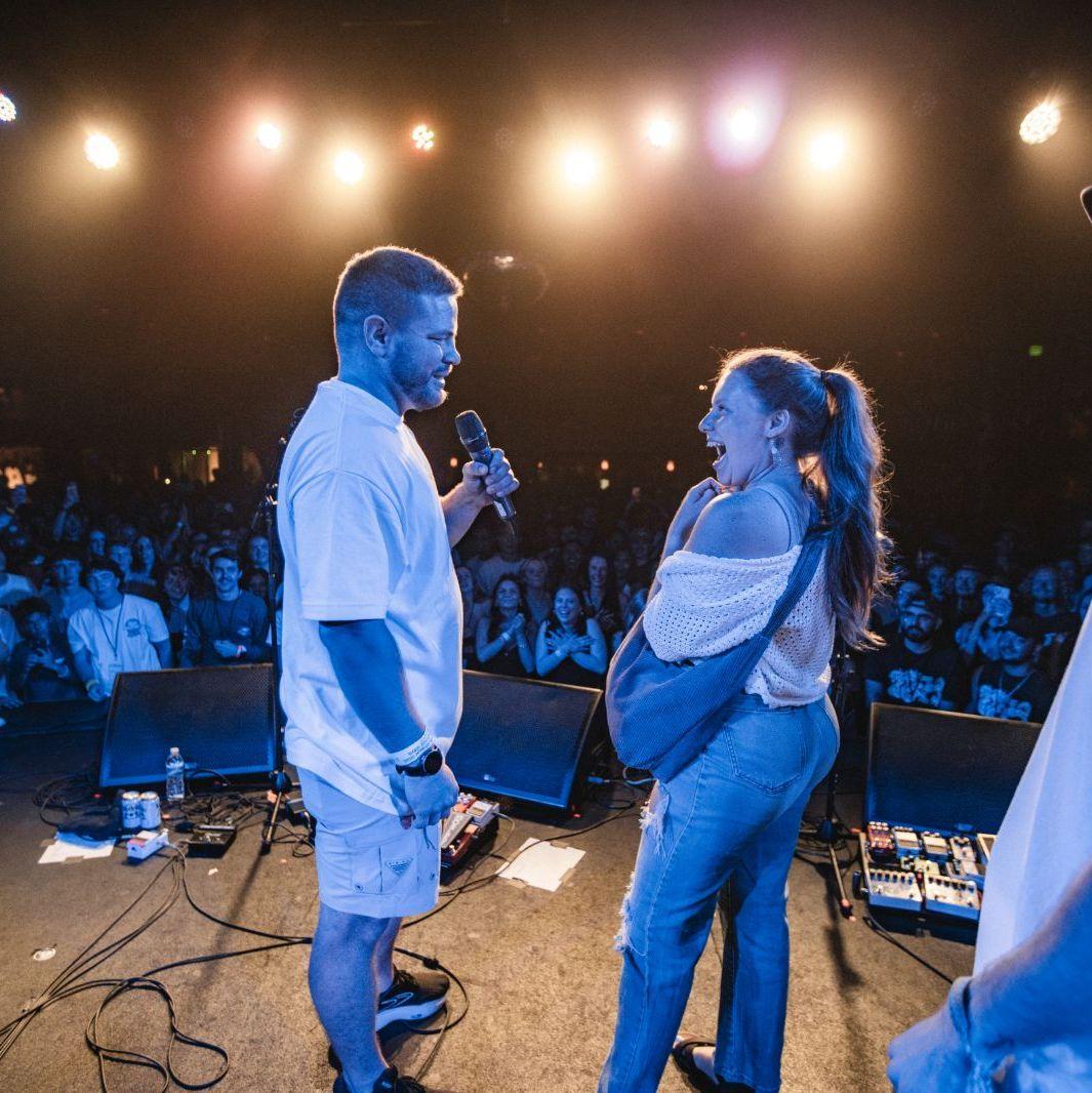 The moment I realized I was getting proposed to. I had absolutely no idea Josh was planning this!