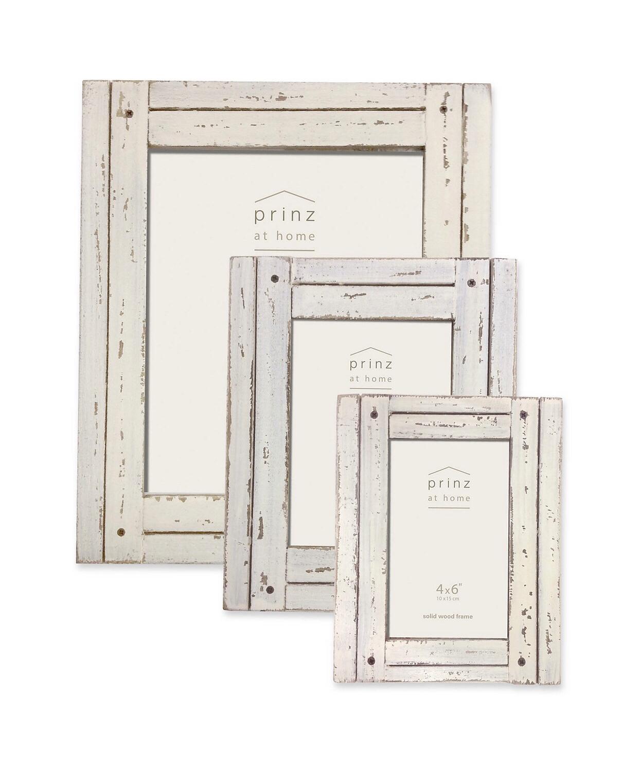 Prinz Homestead 5-Inch x 7-Inch Wood Frame in White