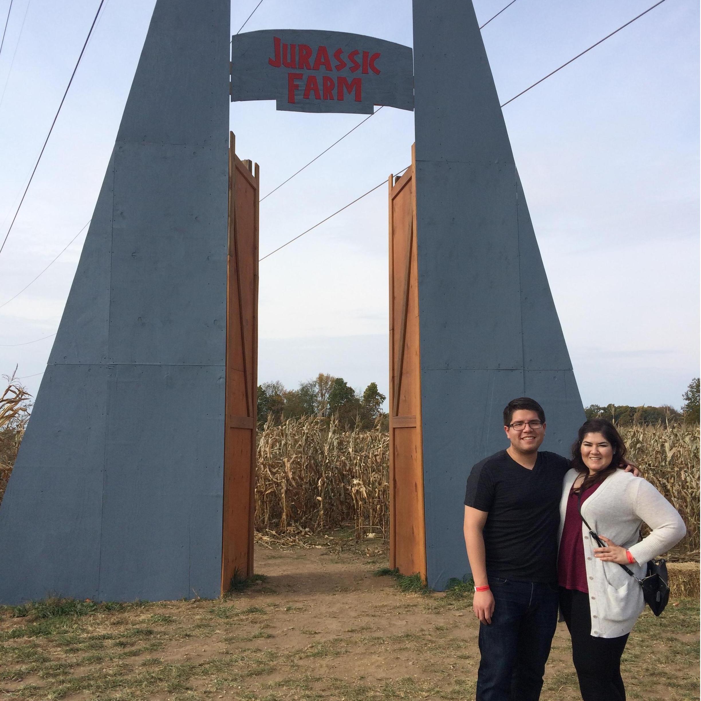 Our first and last corn maze