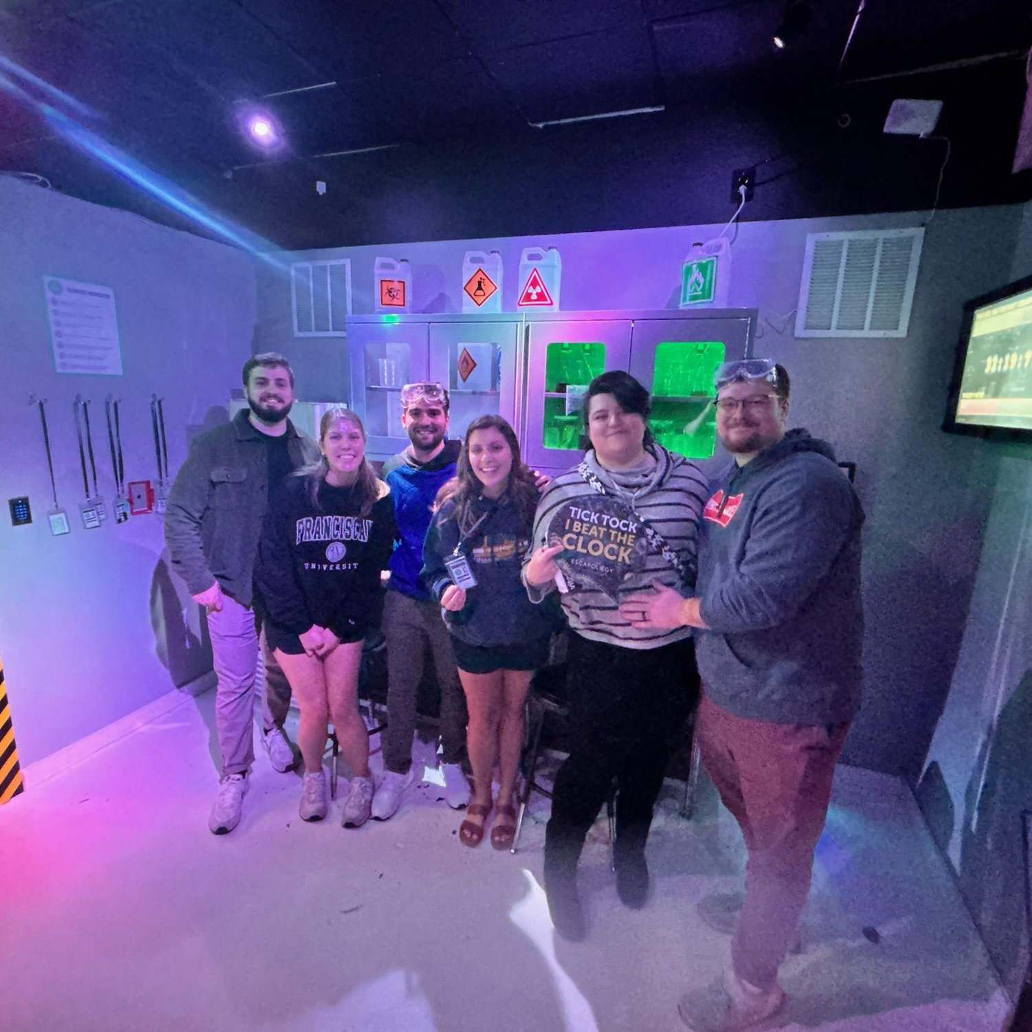 We love doing escape rooms.