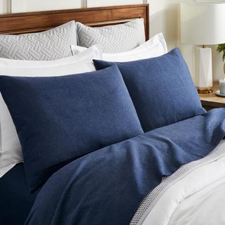 Flannel Heathered 4-Piece Sheet Set