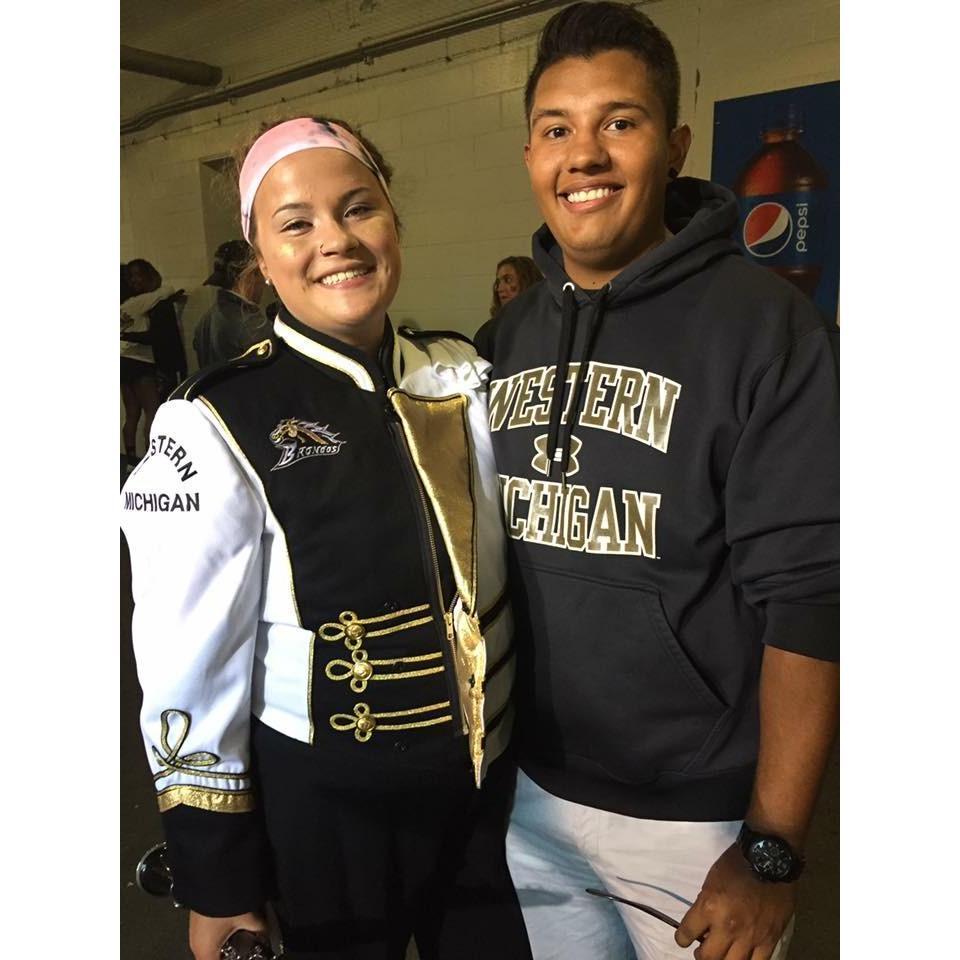 Western Michigan Football Game... Javier made the best band boyfriend!
(Fall, 2016)