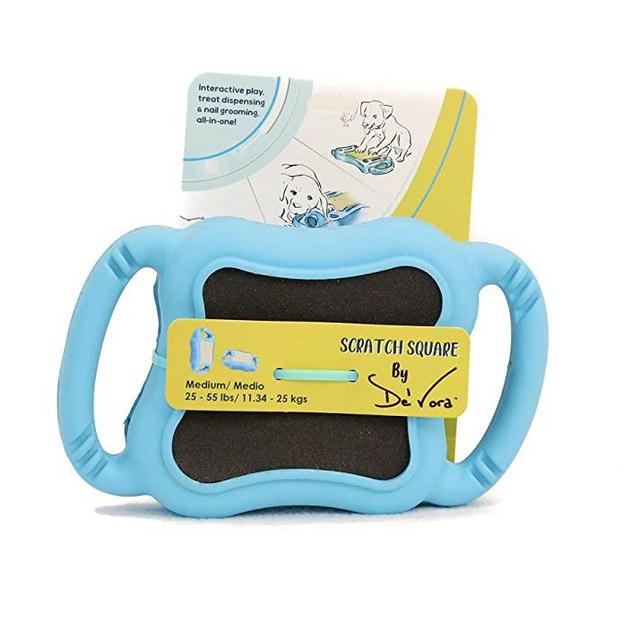De' Vora Scratch Square Dog Nail Trimmer & File- Avoid Over Clipping- Award Winning, Safe, Easy to use, Home Grooming (Small/Medium)