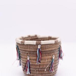 New! Tassel Basket | Perfect for Plants or Odds & Ends