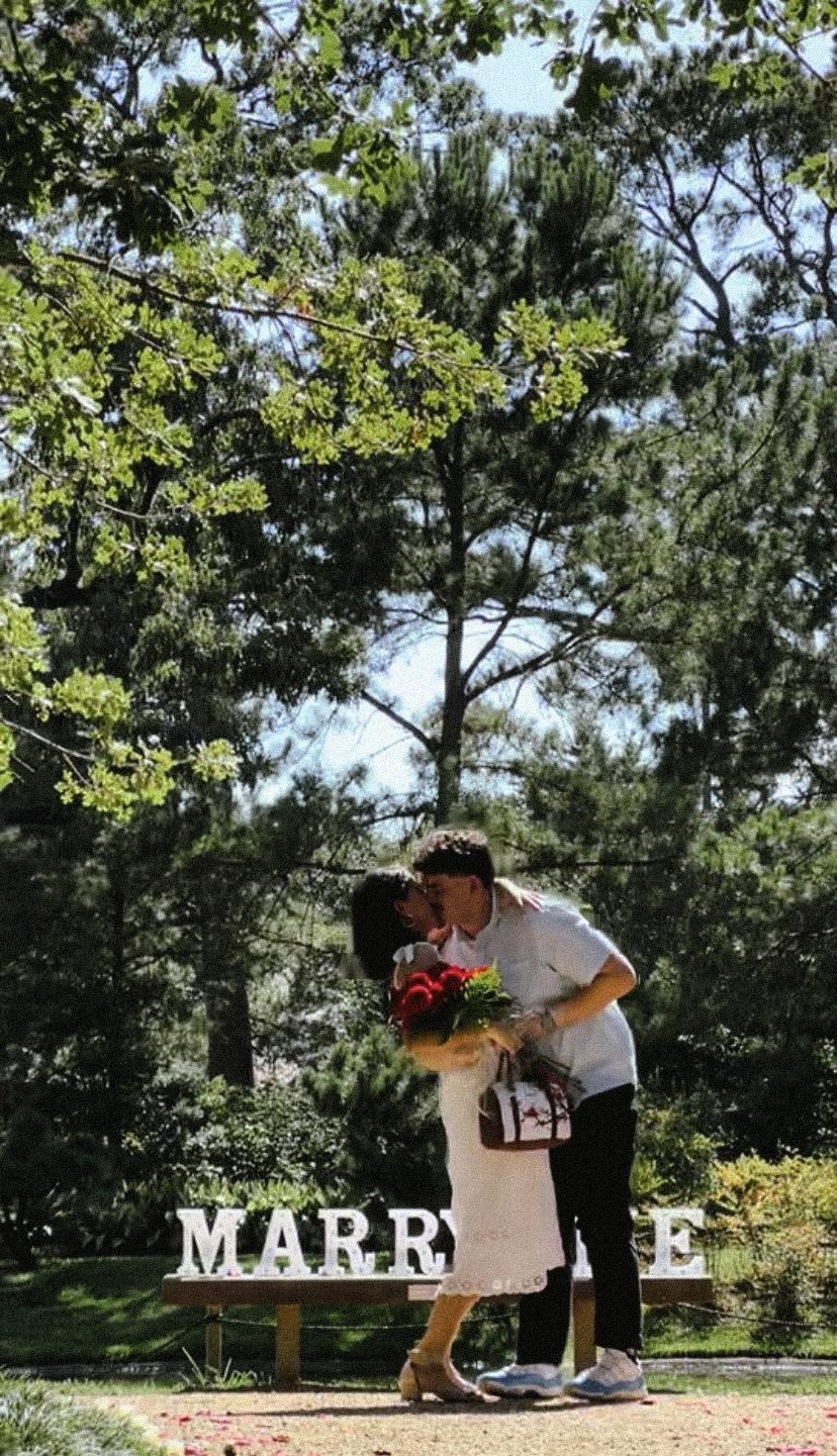 The first "I do"!
