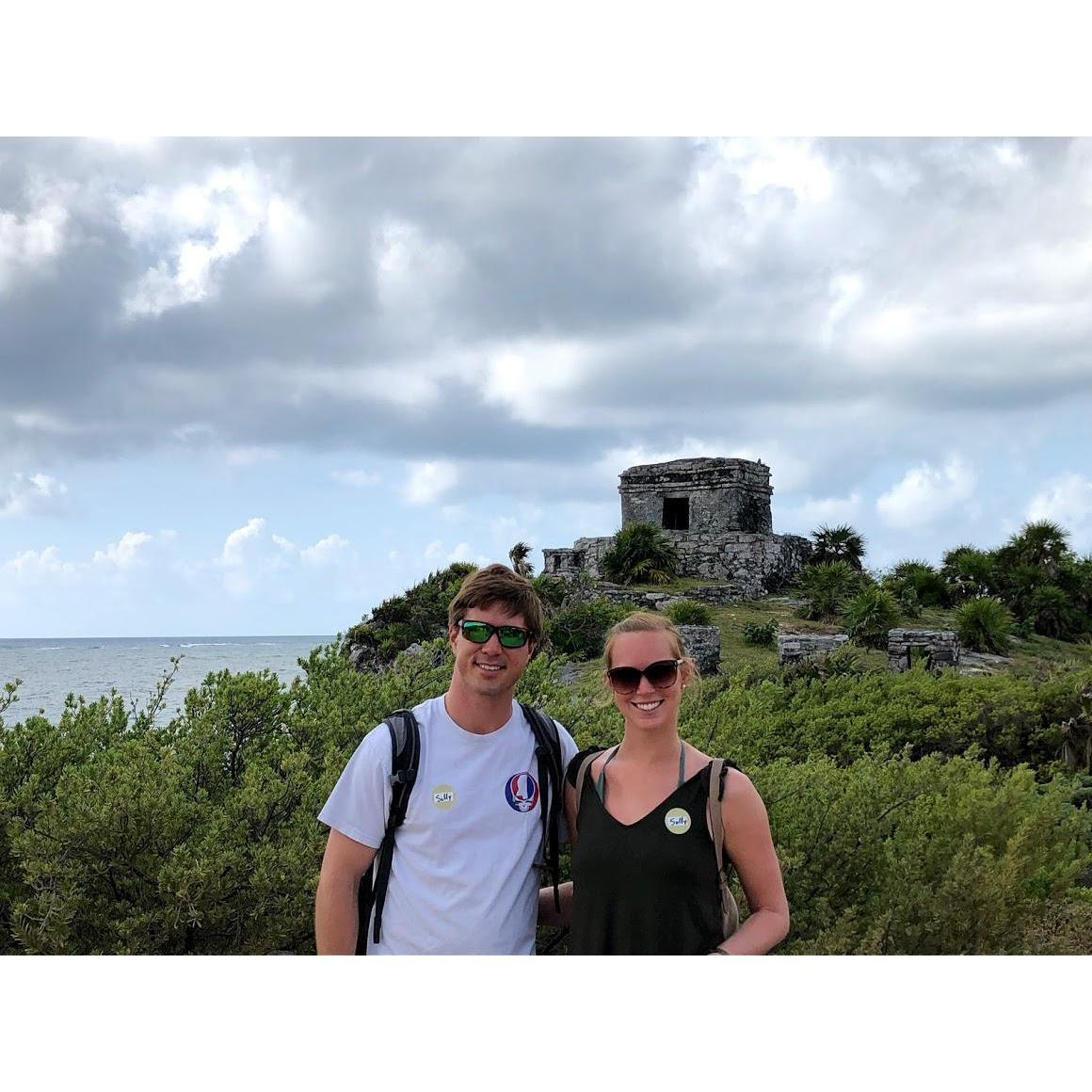 Exploring the ancient ruins of Tulum in Mexico