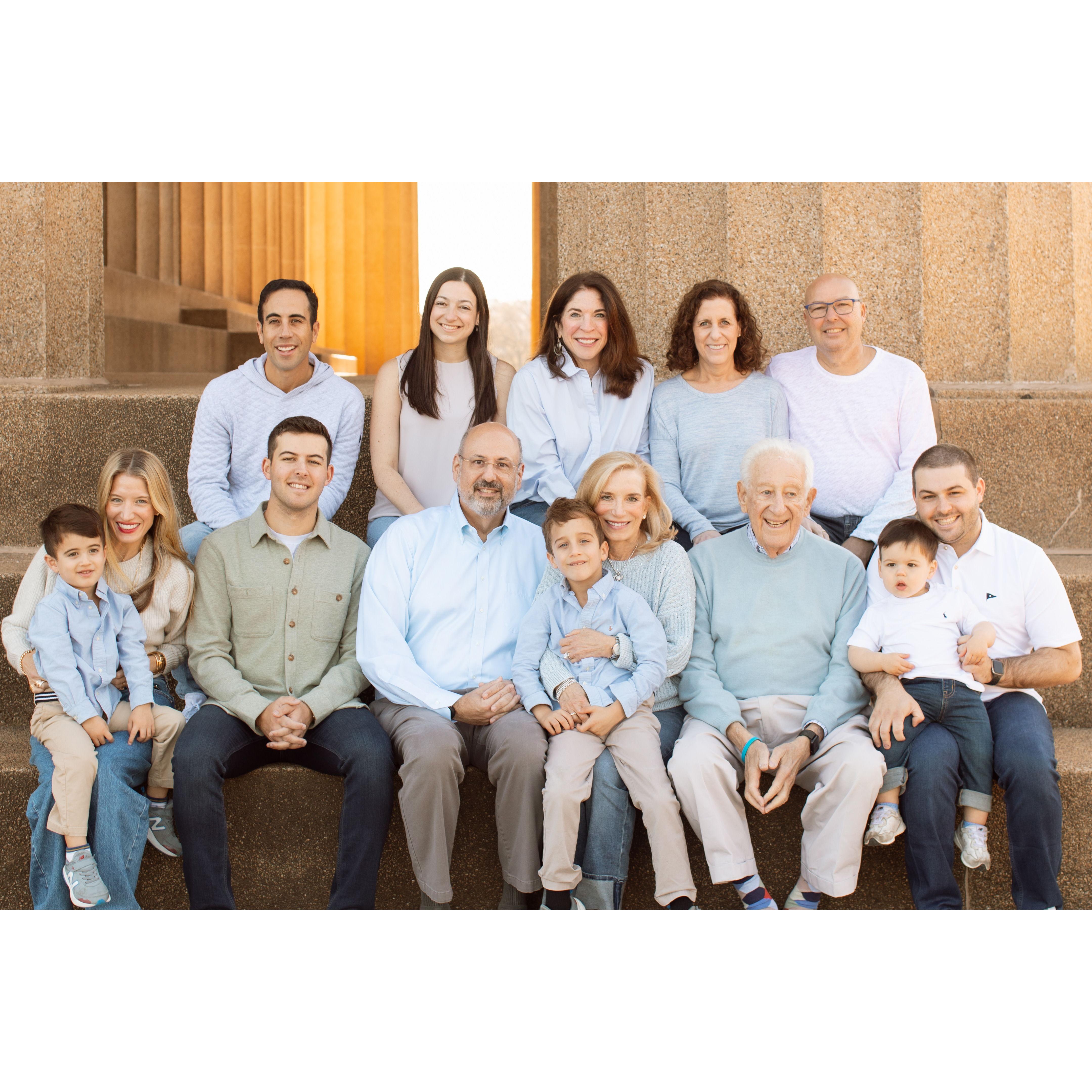 Zimmerman family photo shoot in Nashville fall '24