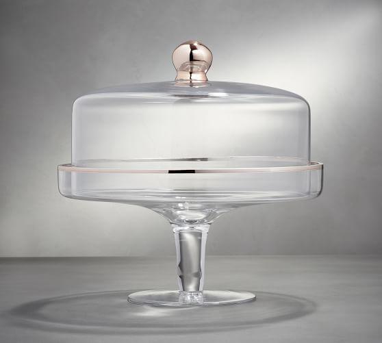 Monique Lhuillier Delphine Glass Cake Dome