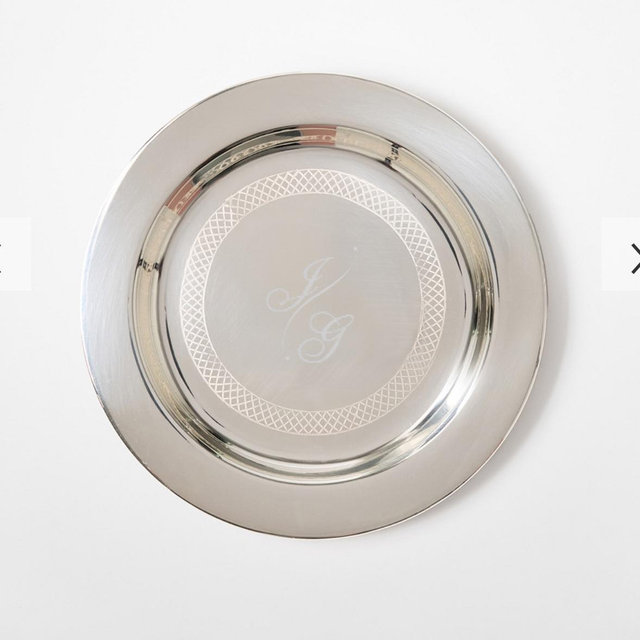 Celebration Silver Etched Coasters, Set of 4
