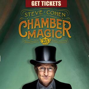 Steve Cohen Chamber Magic Show - 2 Tickets