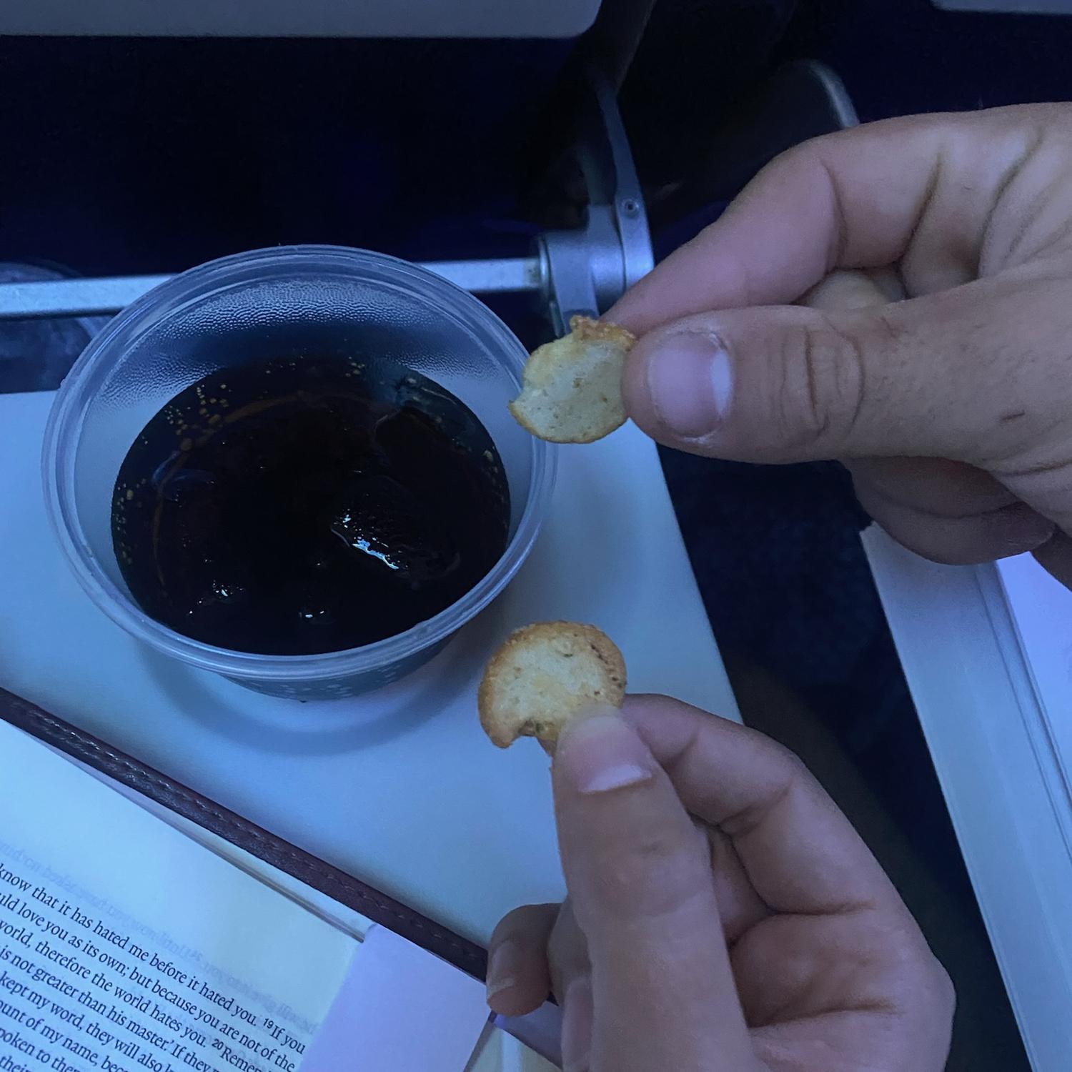 decided we needed to take “communion” on our flight moving Nadia back home :’)