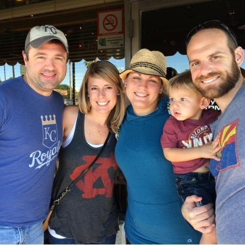 Visiting friends in Arizona.
