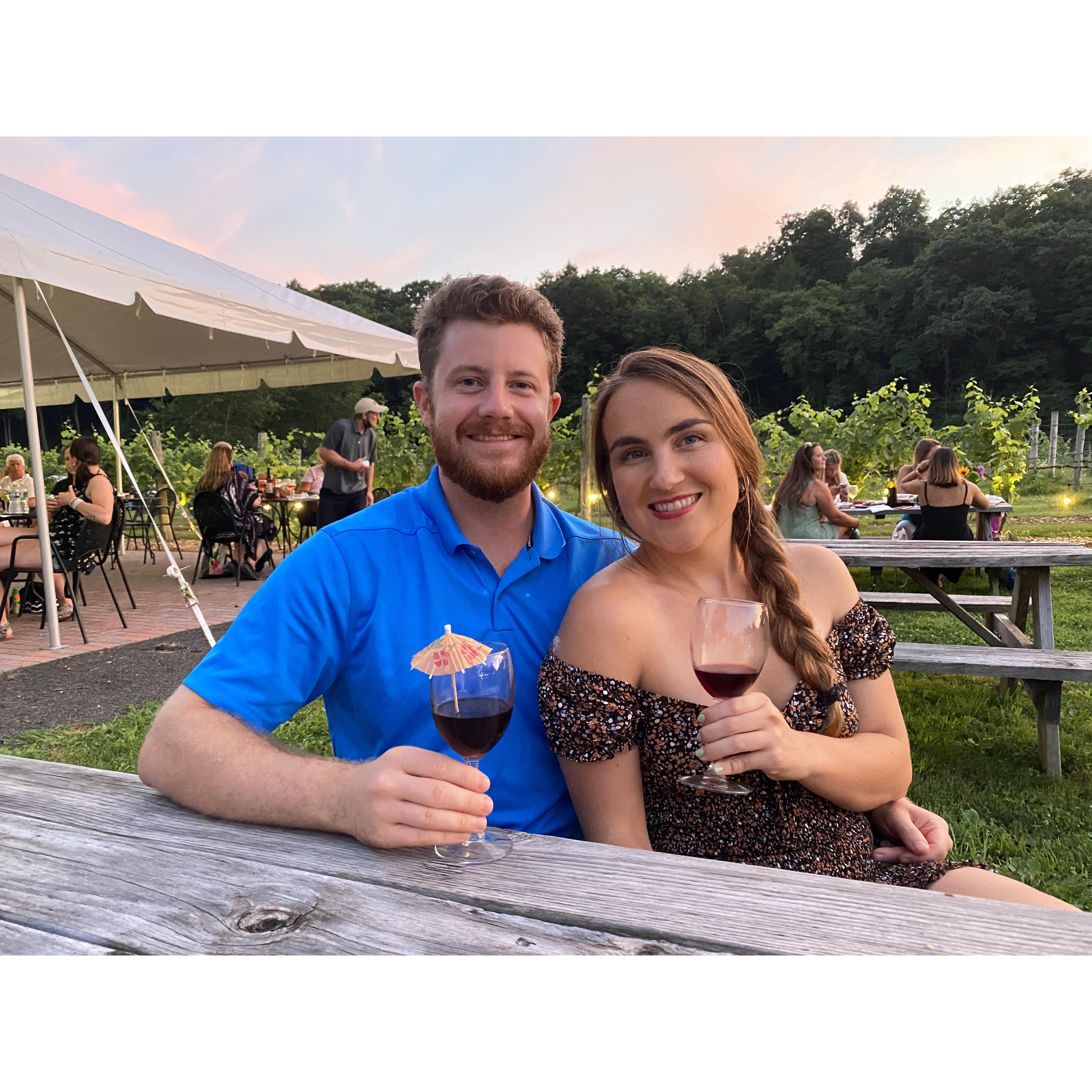 Spent a few days in Connecticut visiting Abbie and Brandon and exploring some wineries out there.