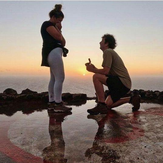 The moment he asked