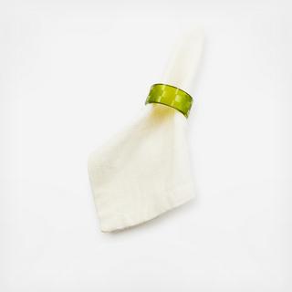 Check Napkin Ring, Set of 4