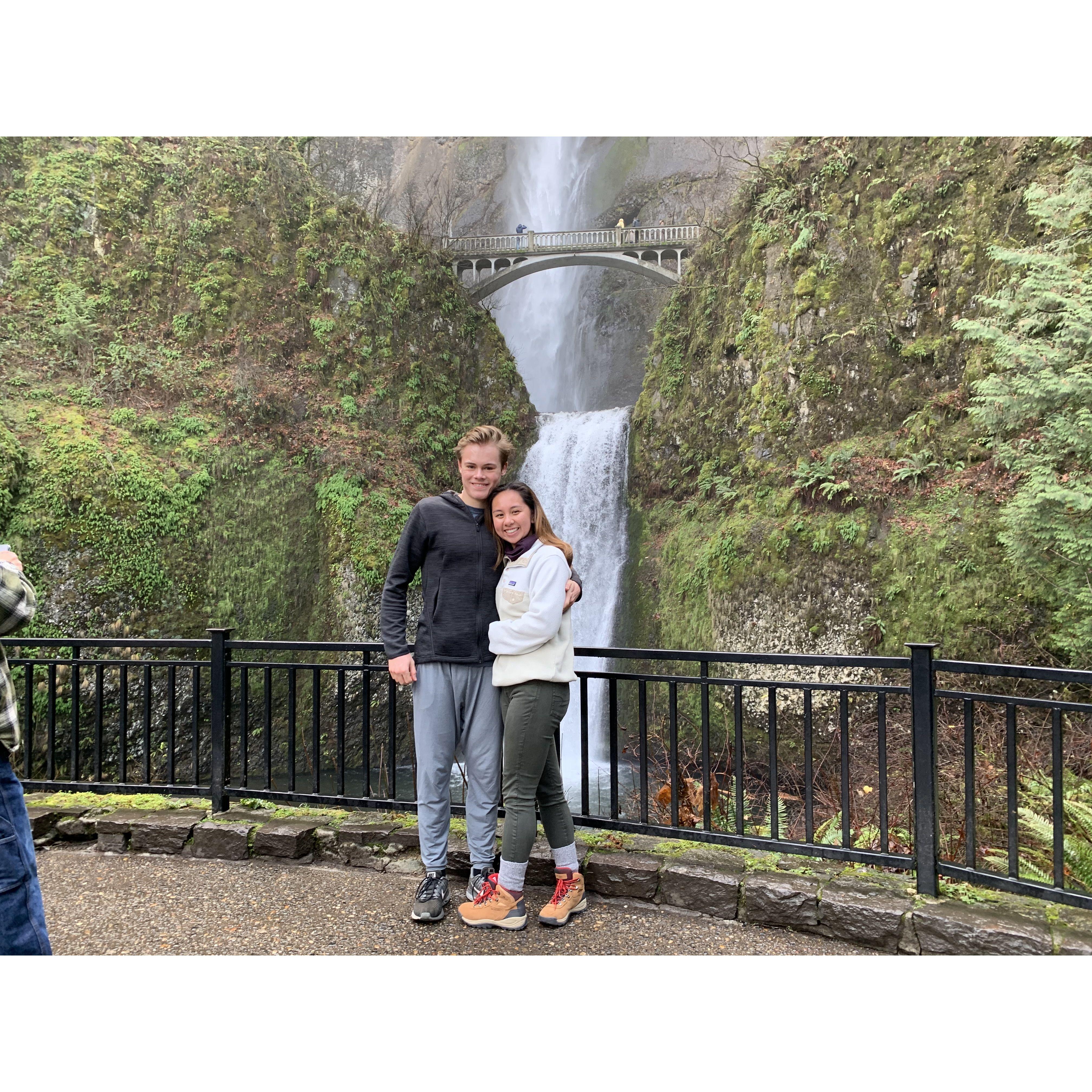 Kaitlyn's first visit to Portland!