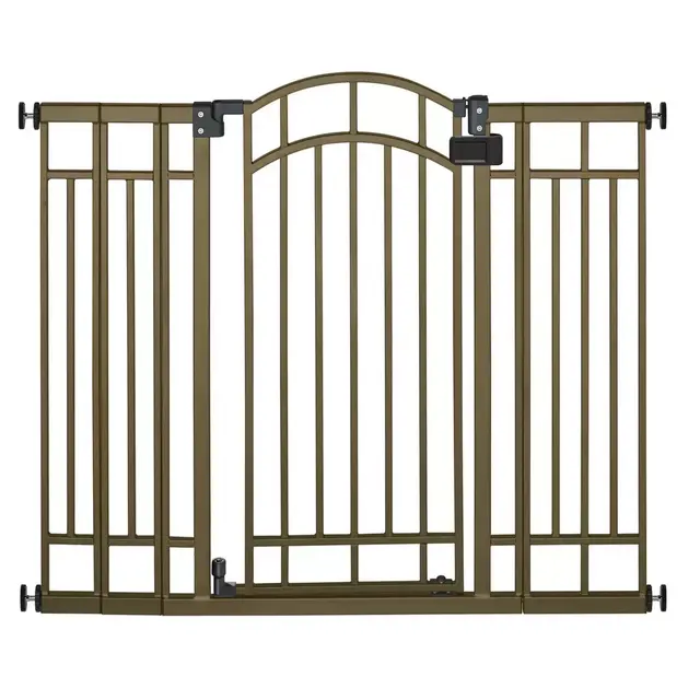 Summer™ Multi-Use Decorative Extra Tall Walk-Thru Gate in Bronze