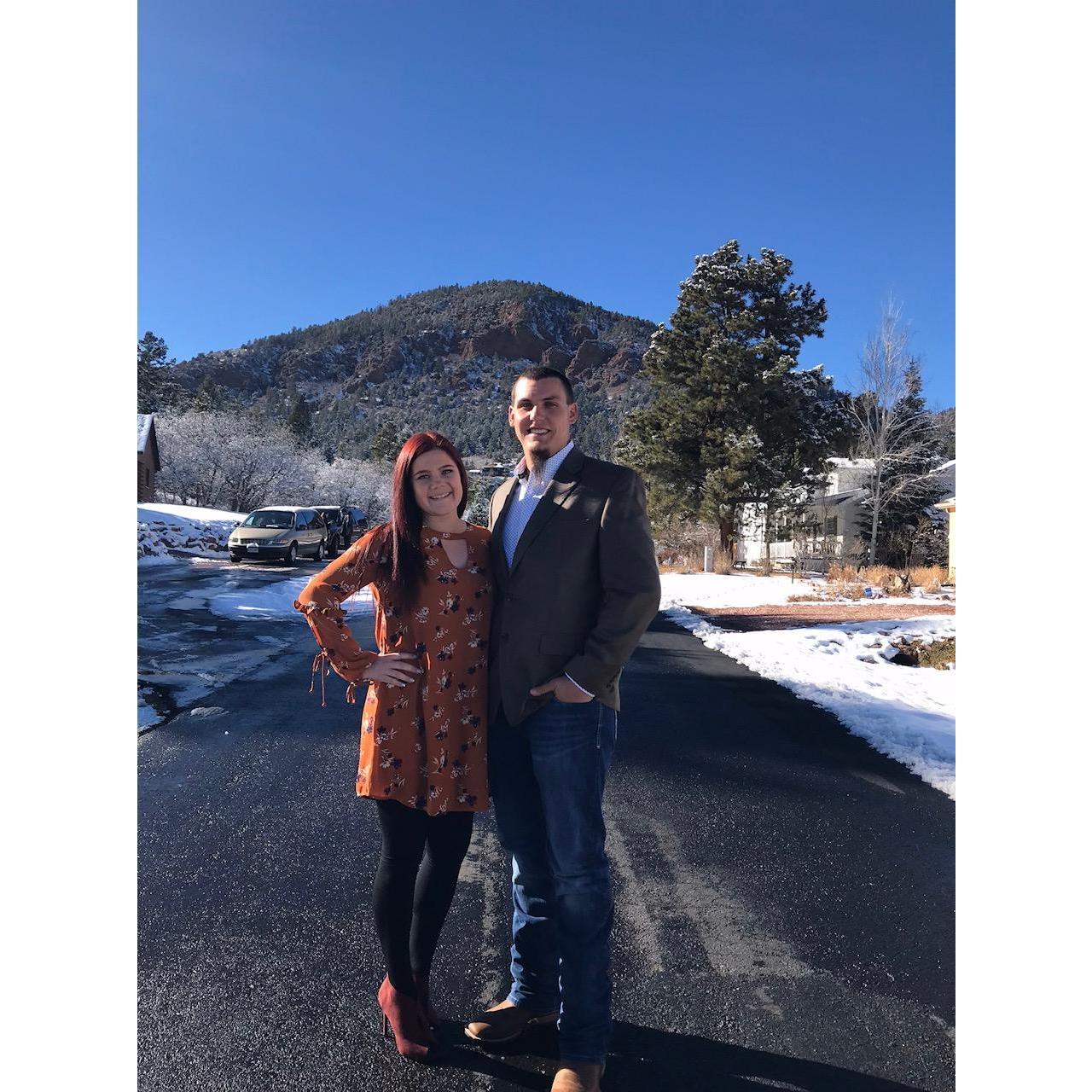 We went to my cousins wedding in Colorado. We clean up nice sometimes!
11/18/2017