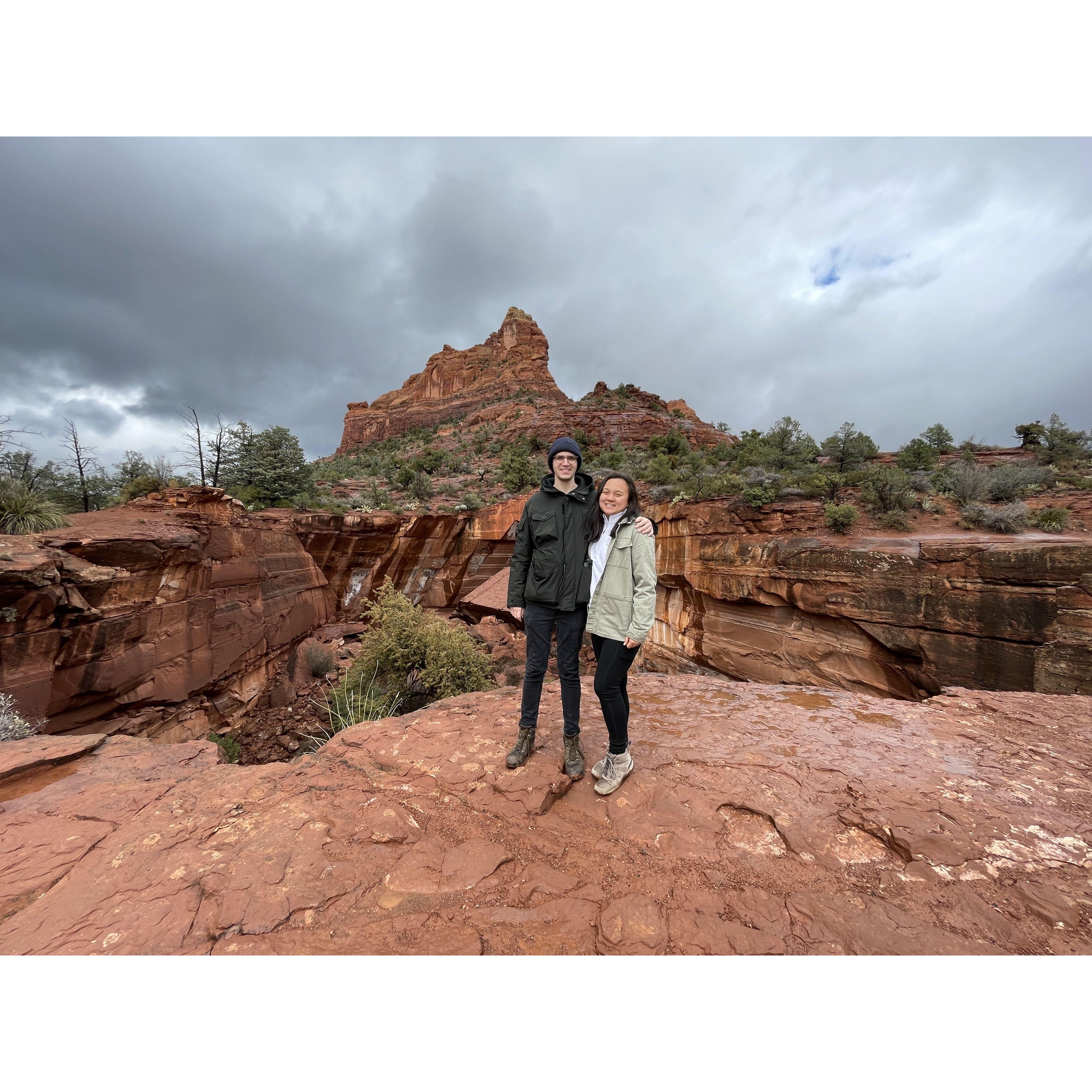 Sedona, Arizona in December 2021. We took a road trip with Cindy and Cody and explored the southwest!