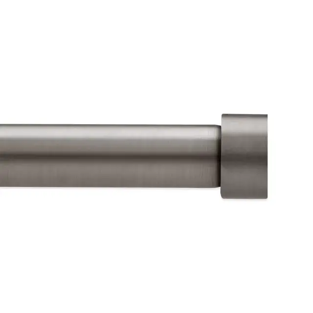 Umbra® Cappa 66 to 120-Inch Adjustable Window Curtain Rod in Brushed Pewter
