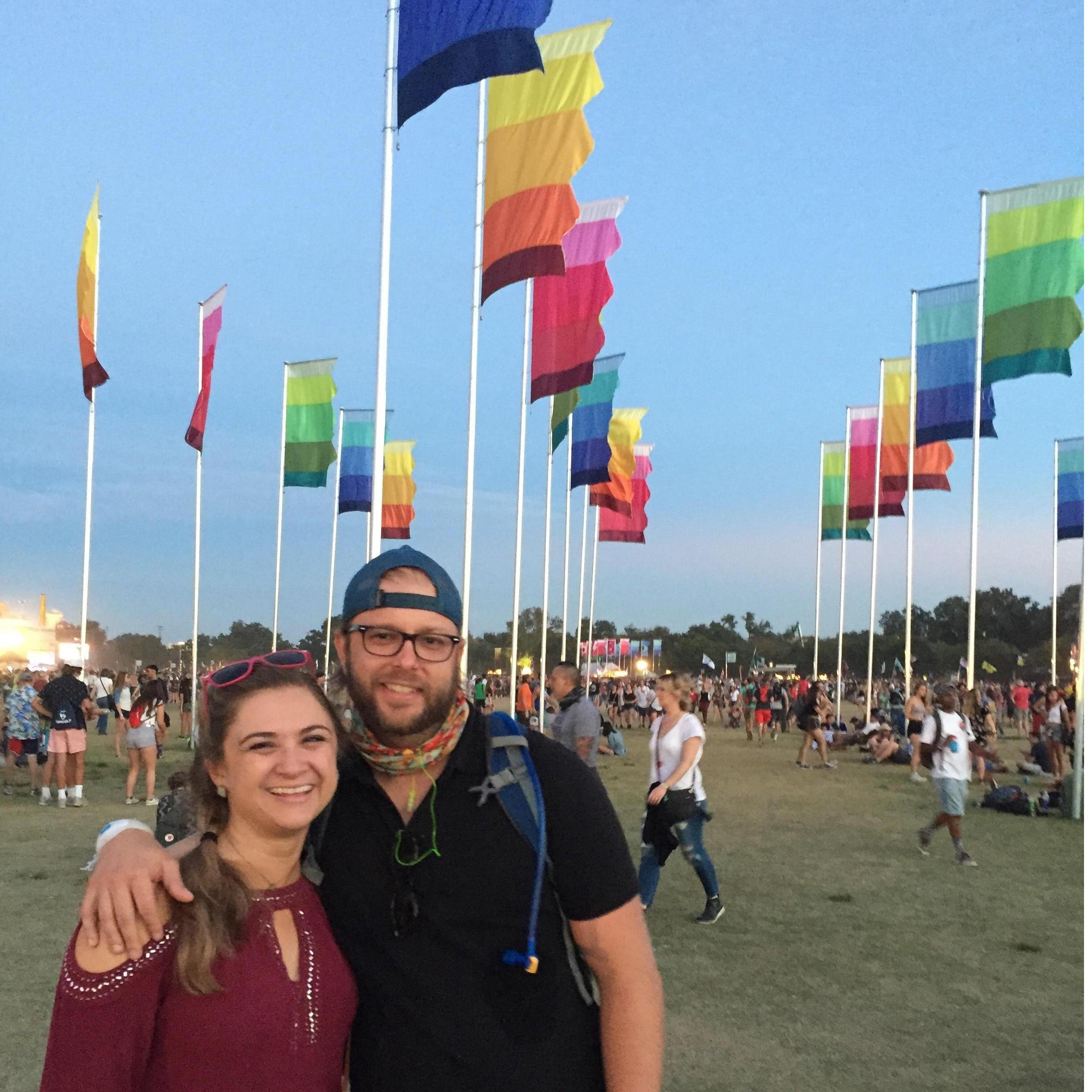 ACL Fest 2016 (a group shushed us for being too loud at Radiohead)