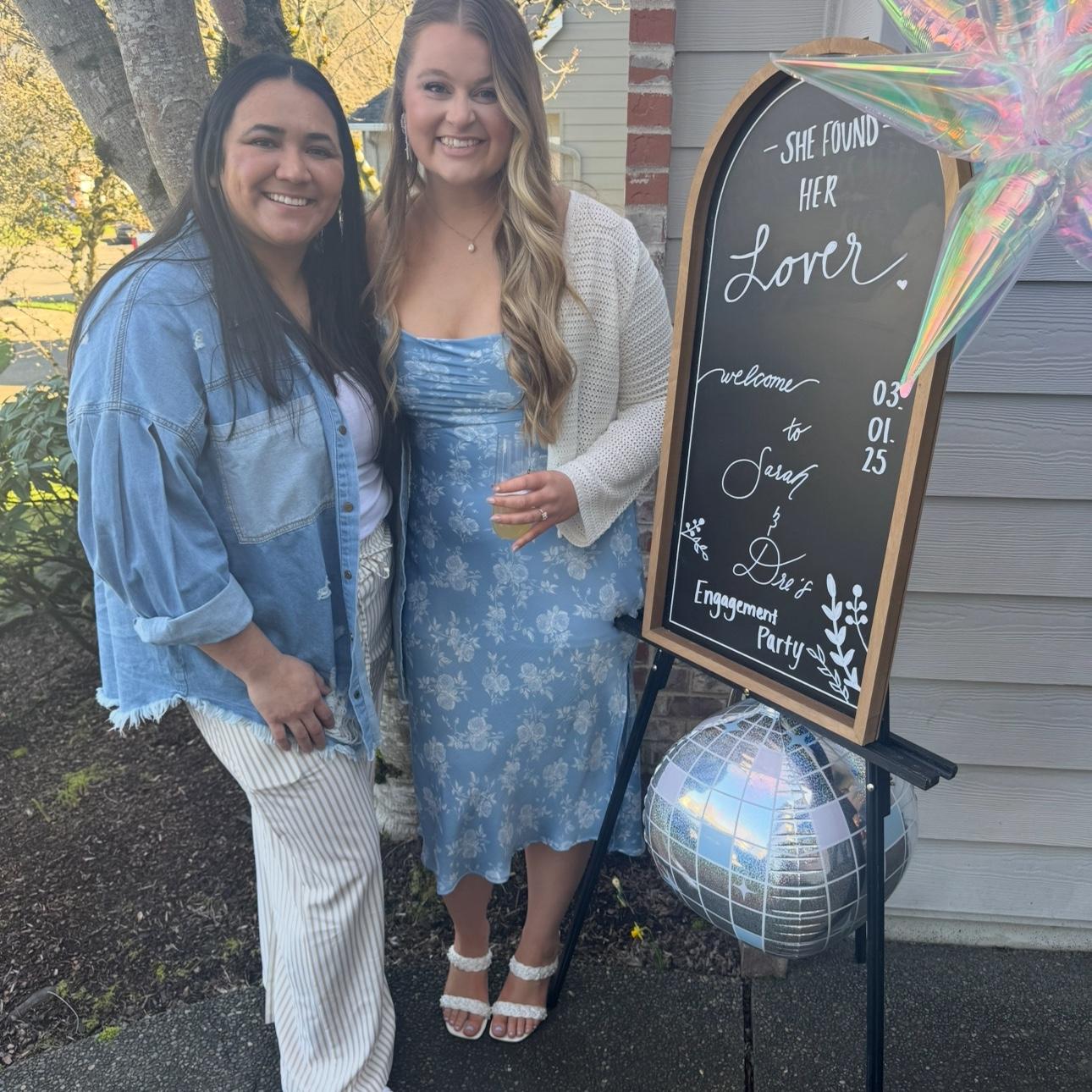 Celebrating our engagement with the sweetest friends and family. March 2025