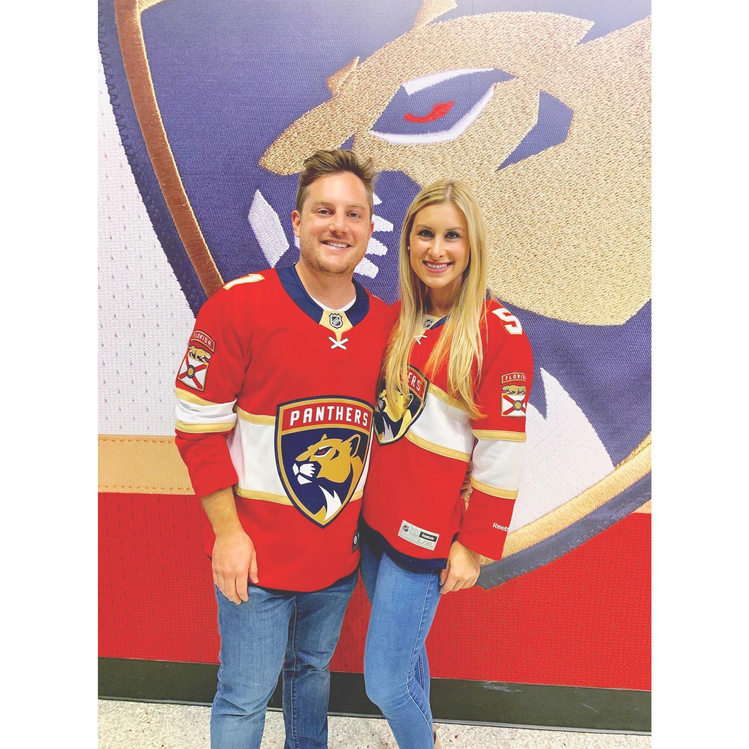 Our first Panthers game together!