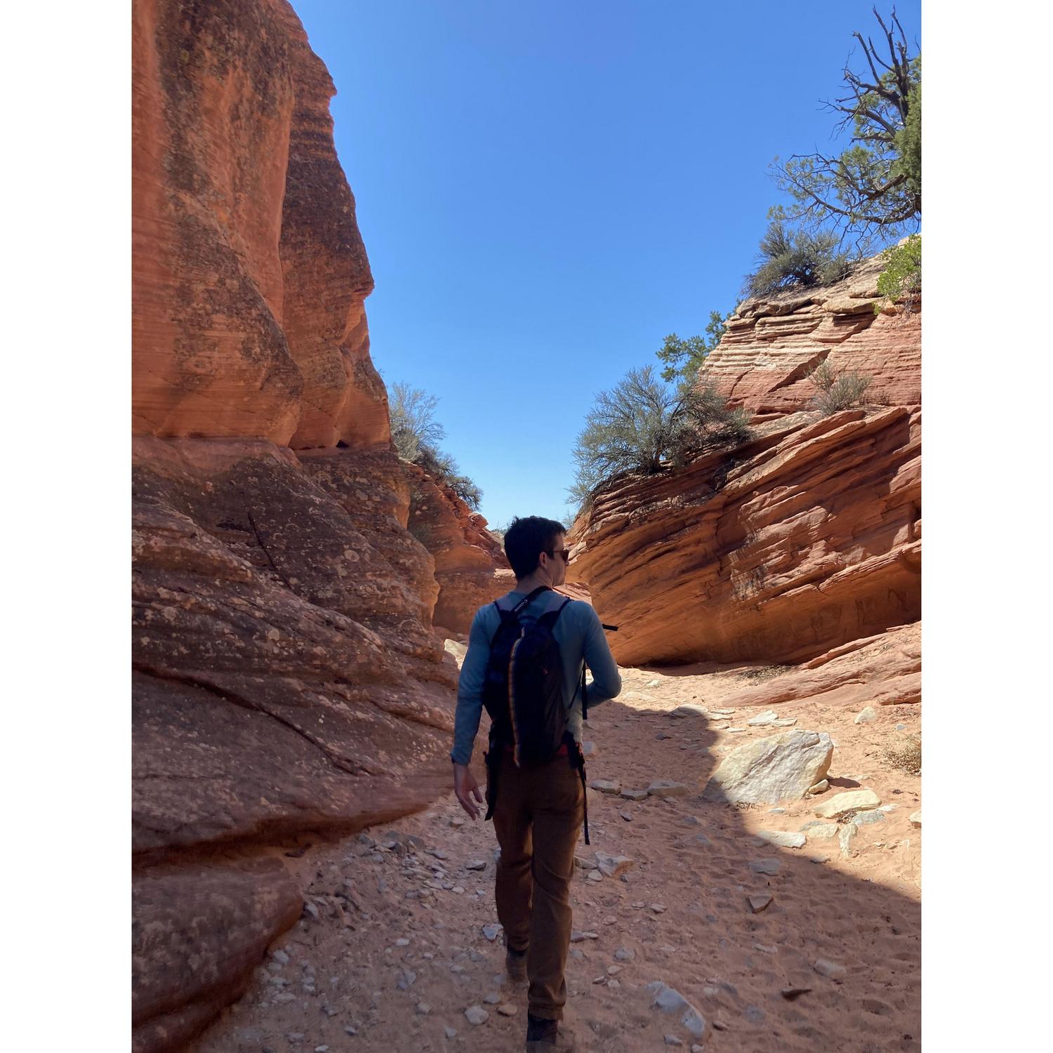 We took our first trip together about a month into dating, and went down to Southern Utah to explore the national parks!