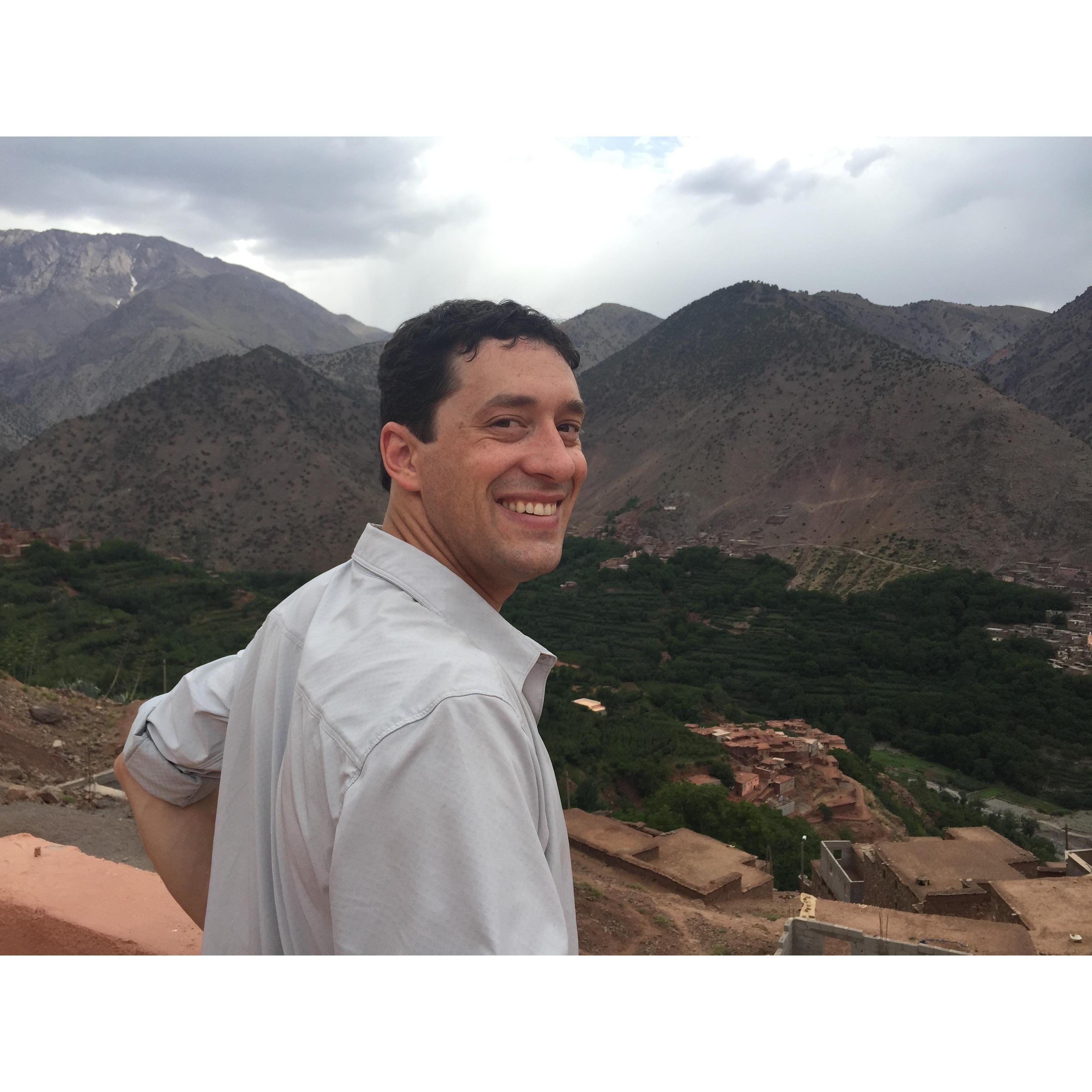 Thad in the High Atlas Mountains of Morocco.