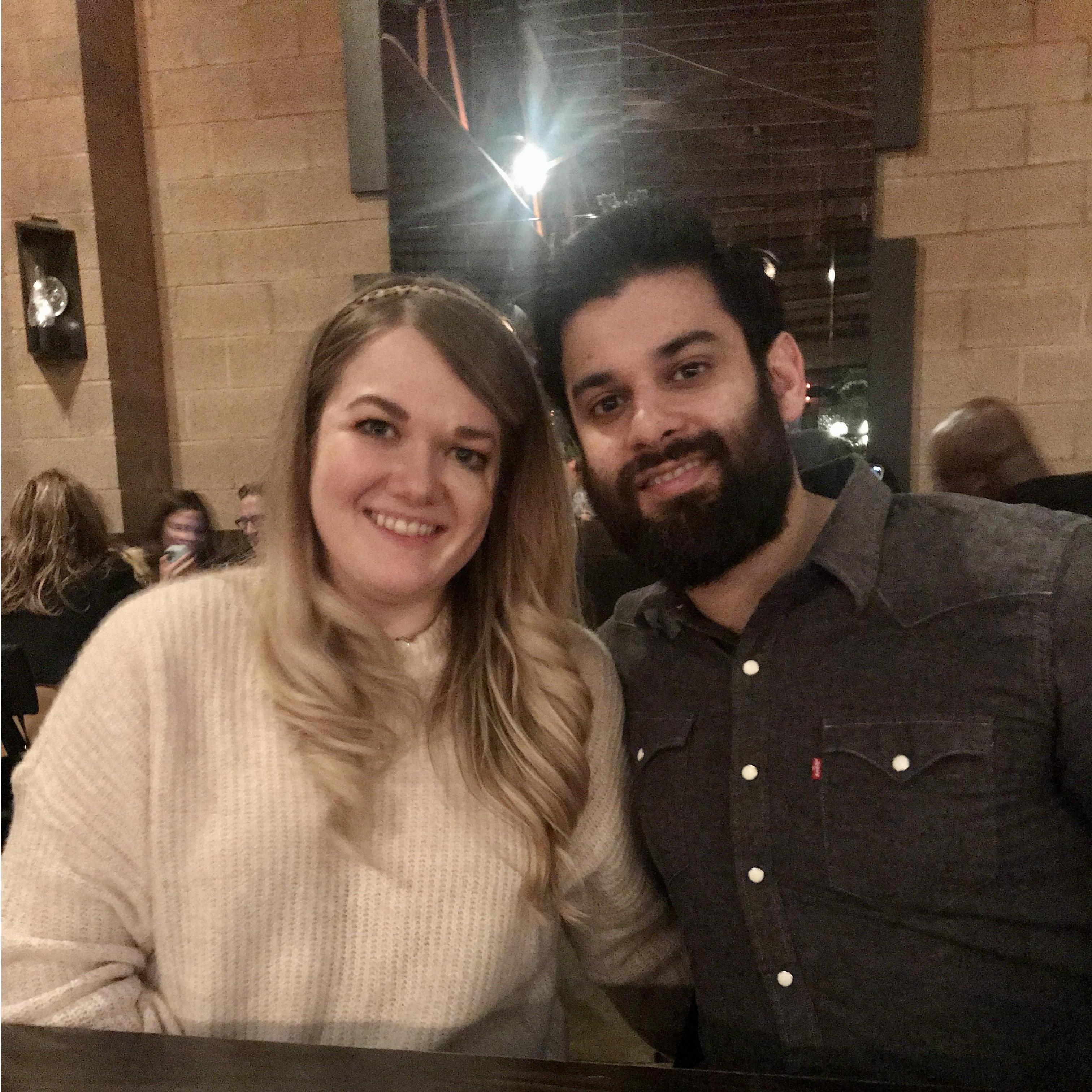 The night Scott met my parents for the first time!!