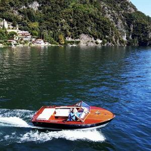 Boat ride in Lake Como