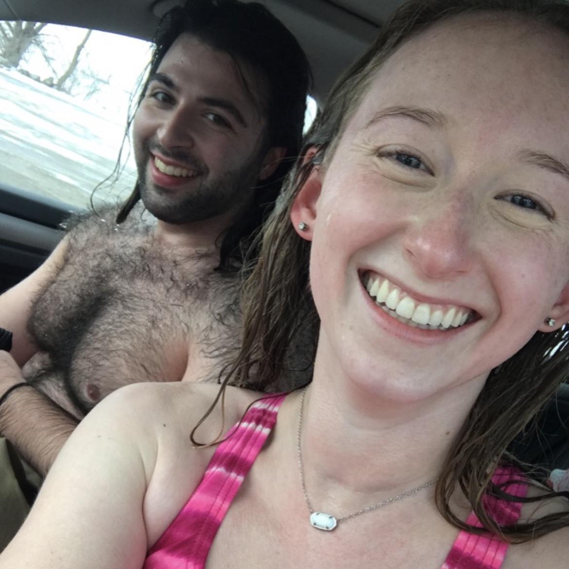 Post polar plunge into Lake Huron in February
