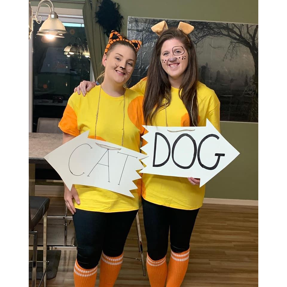 We made our own costumes last year.