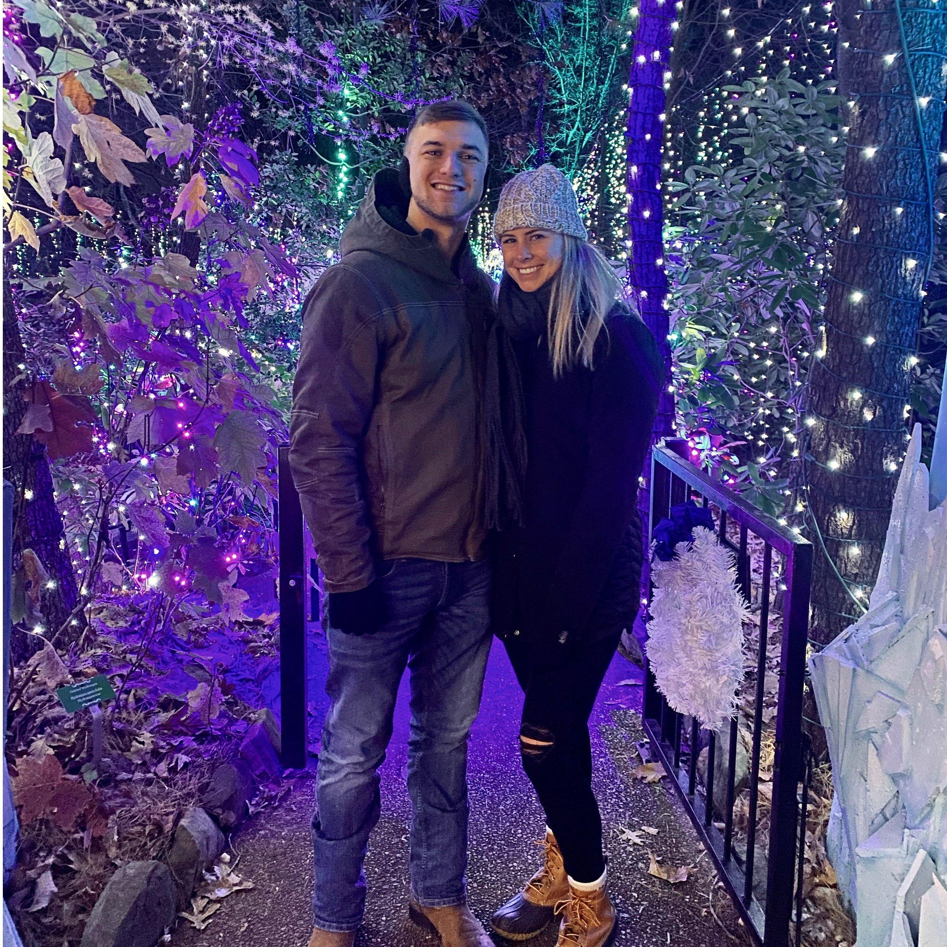 Our first Christmas together.