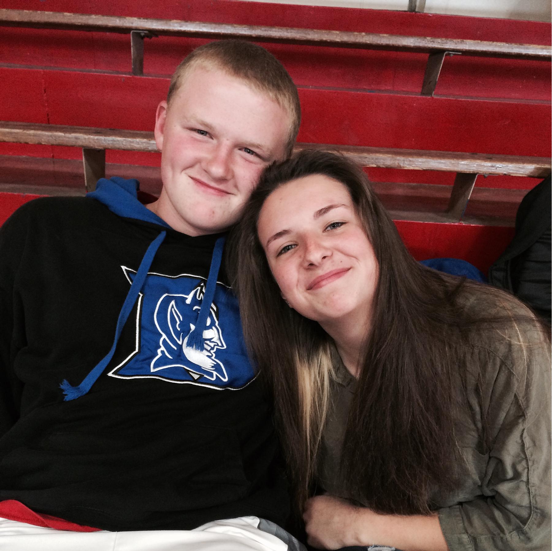 Sydney and Will’s first picture together! Taken June 3rd 2015