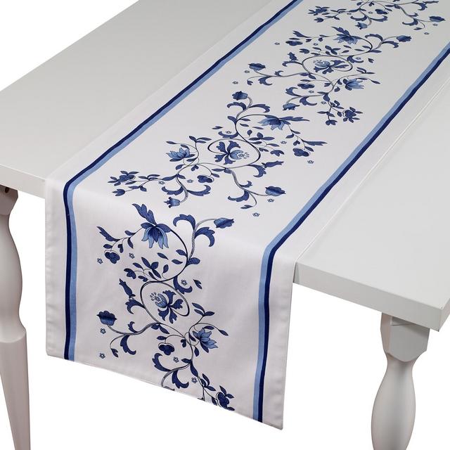 Portmeirion Blue Portofino 72" Table Runner