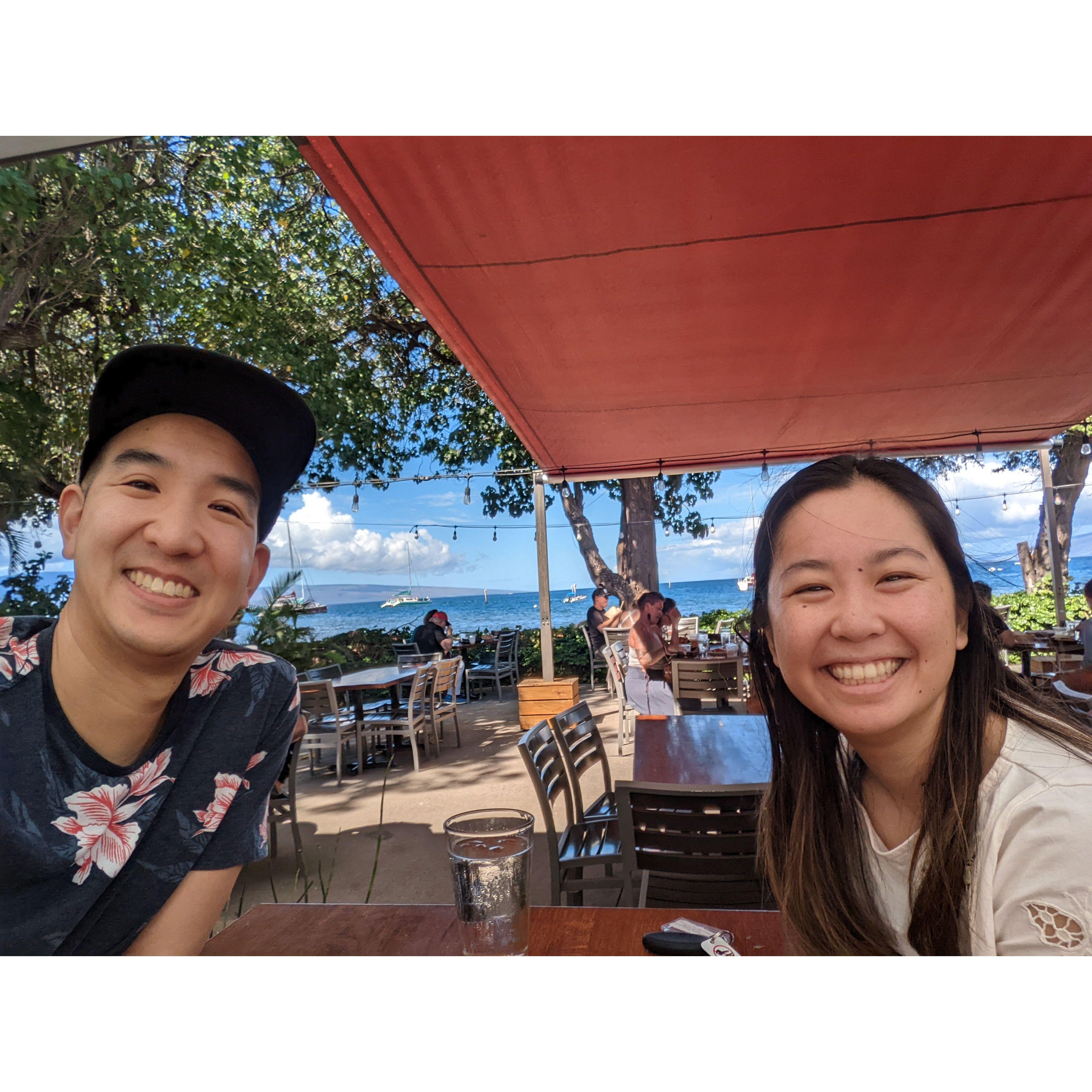 our first trip together was to Hawaii!