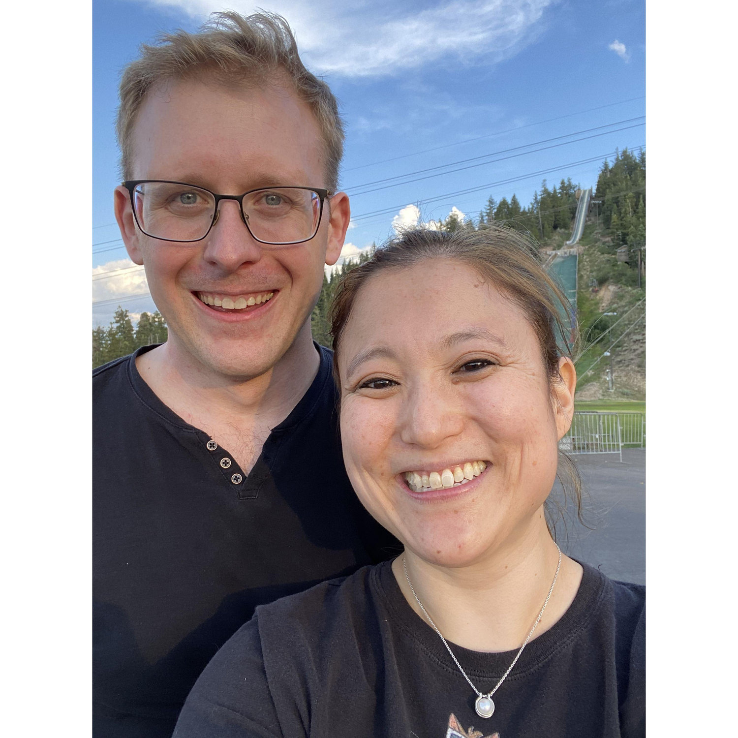 Our first date.