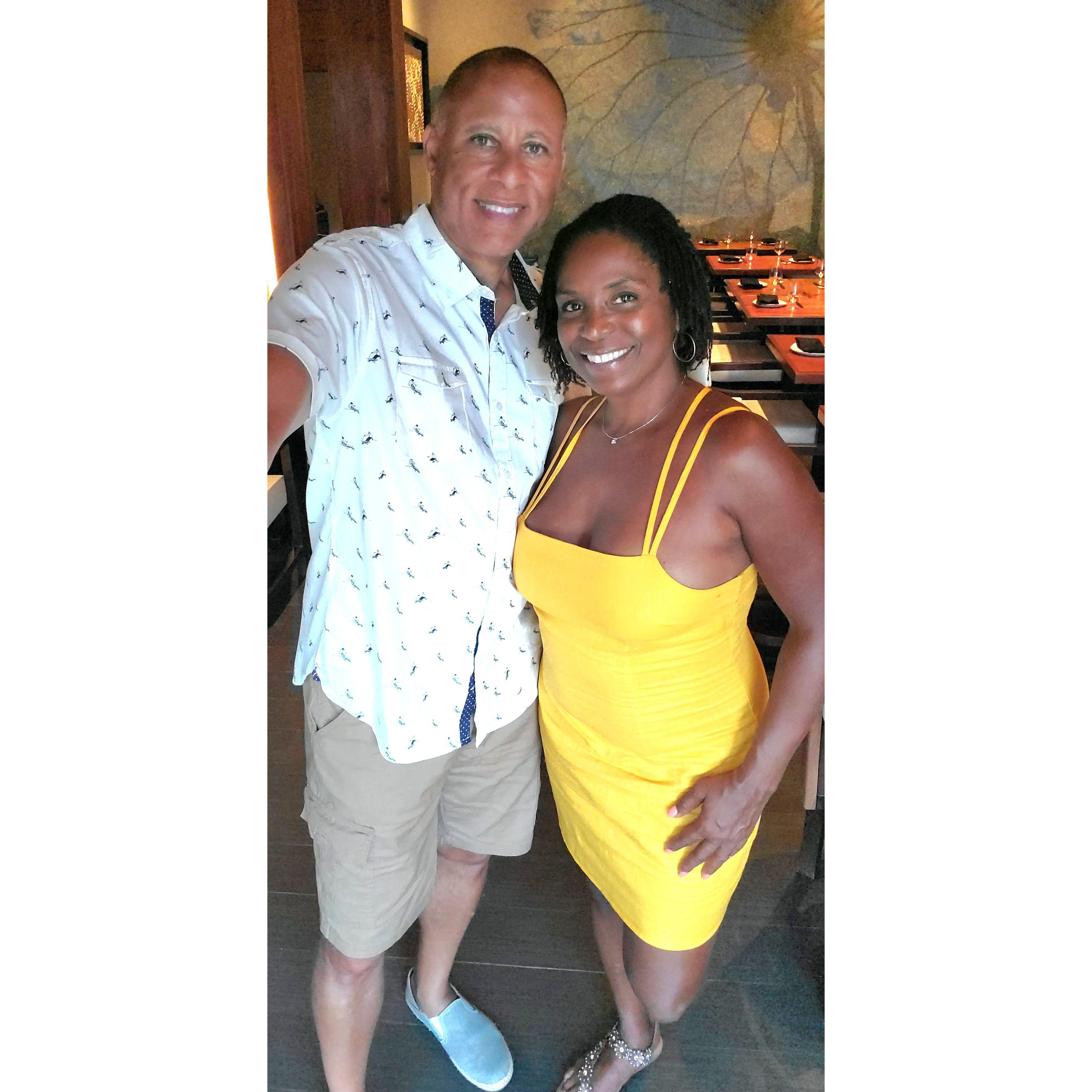 Dinner in Barbados