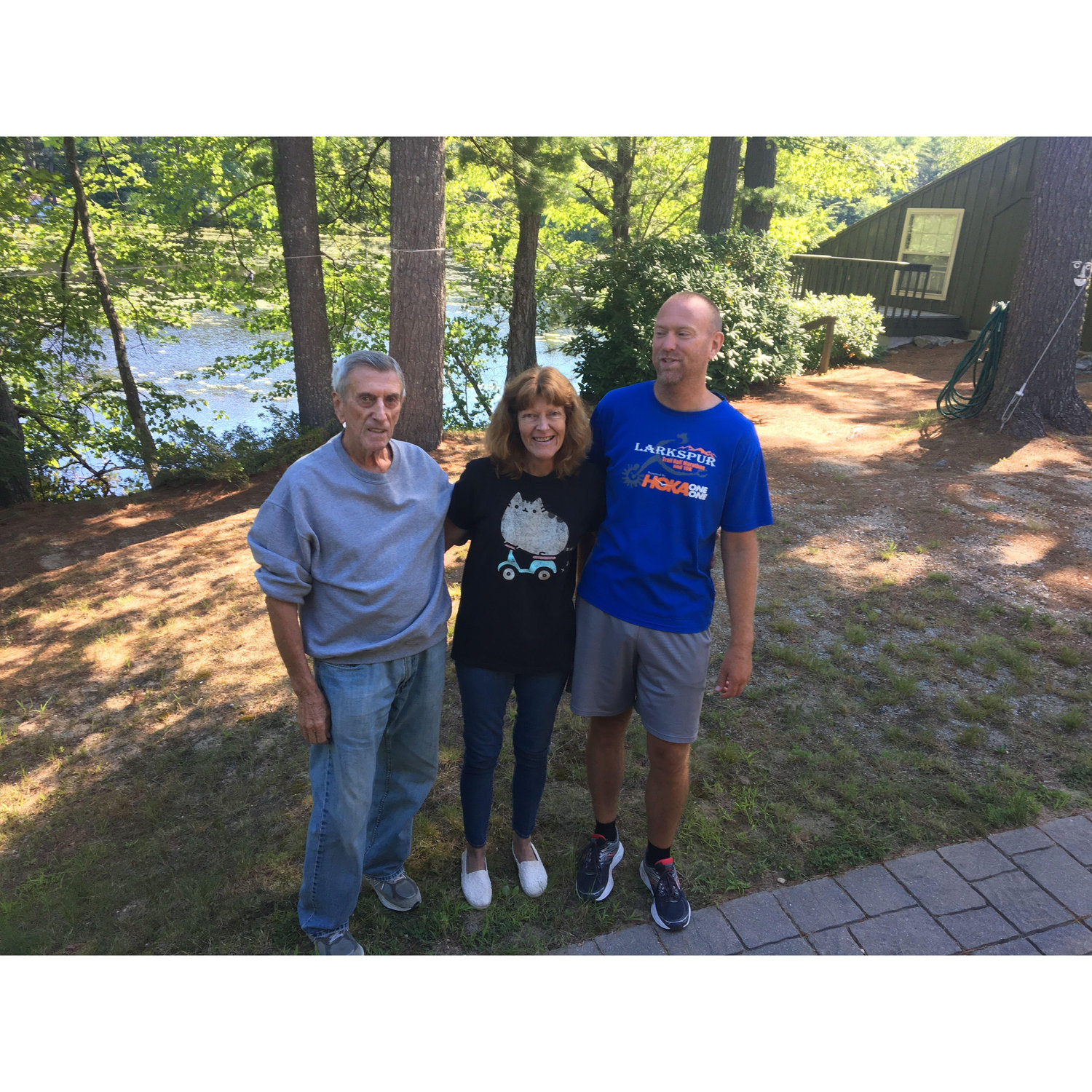 2017 visiting Ed's dad and sister in New Hampshire