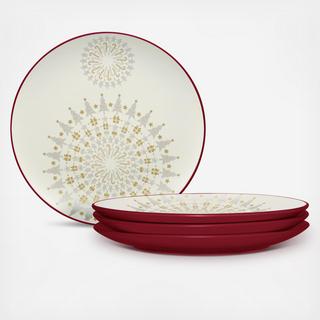 Colorwave Holiday Accent Plates, Set of 4