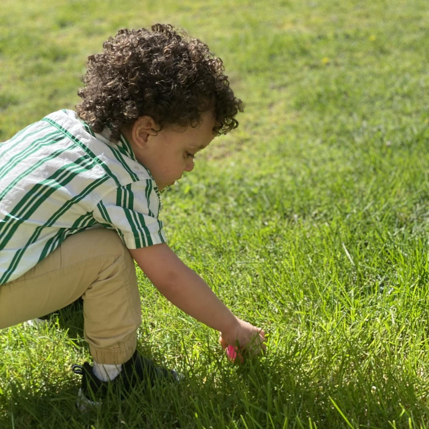 Jaxson on easter!